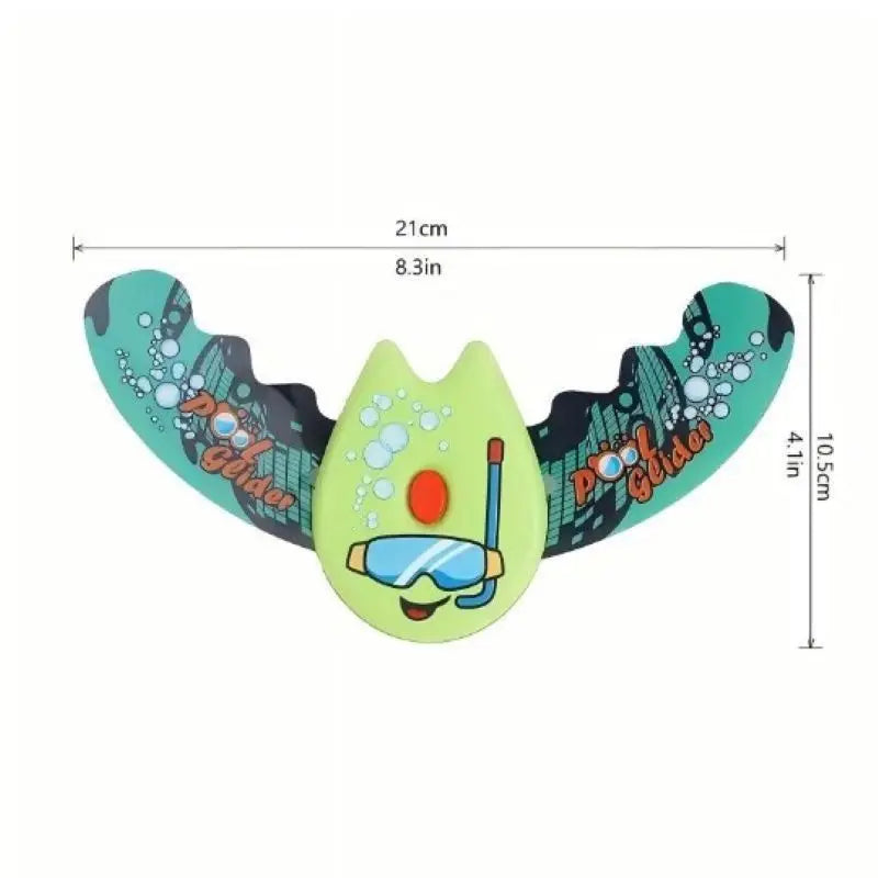Hydrodynamic Manta Rays Water Splashing Toy Press Forward Beach Pool Swimming Fish Model