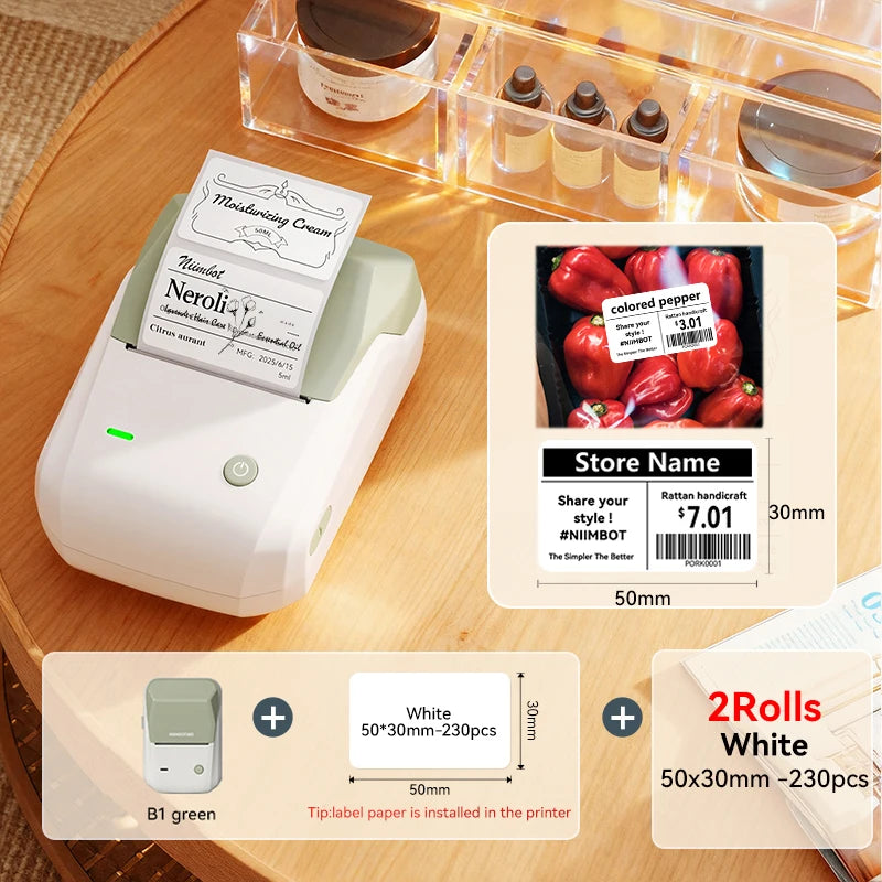 Stampante Etichette Termica Bluetooth Portatile Niimbot B1/B1 PRO