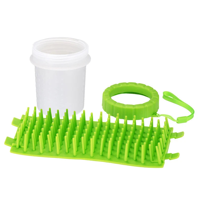 Lavaggio automatico zampe per cani e gatti – Ciotola rotante 360° con silicone