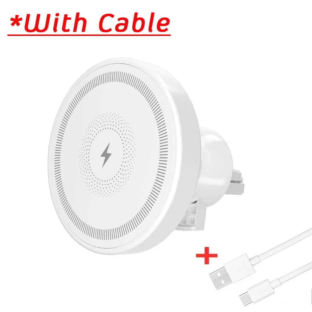 Caricatore wireless MagSafe 30W con supporto ventosa per iPhone 12-17