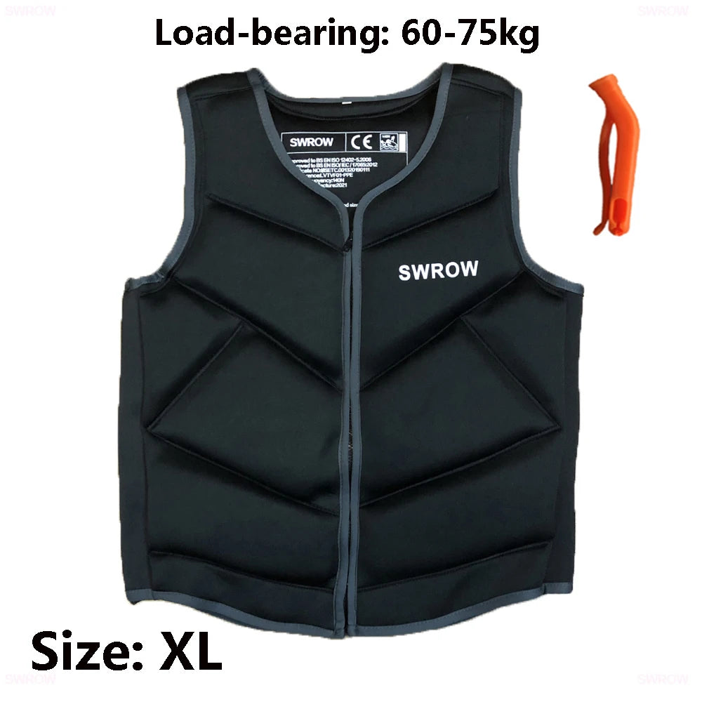 Neoprene buoyancy vest for adults and children – water sports