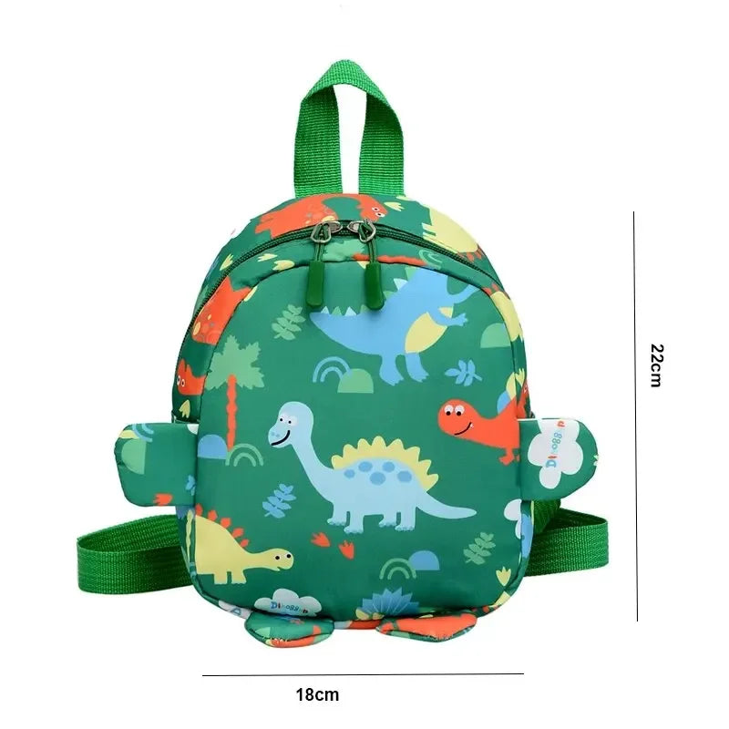 Petit sac à dos dinosaure cartoon pour enfants, école maternelle
