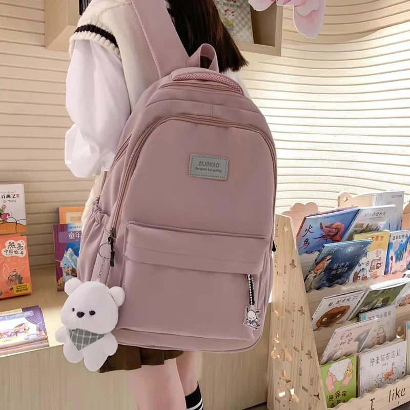 Sac à dos universitaire imperméable de 35 L, design unisexe et grande capacité