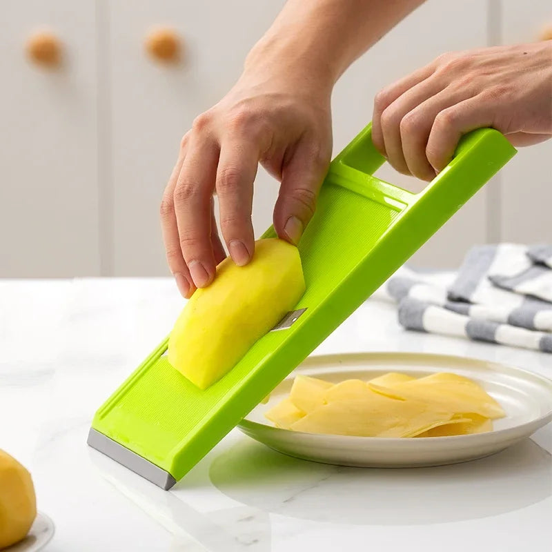 Mandolina in Acciaio Inox – Affetta, Sbuccia e Grattugia Verdure