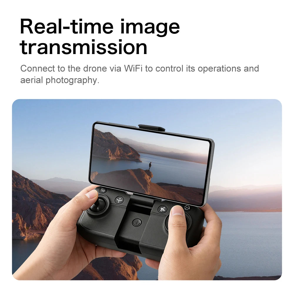 Drone Quadricottero Aeri100 con Telecamera 8K HD, WiFi FPV, Evitamento Ostacoli