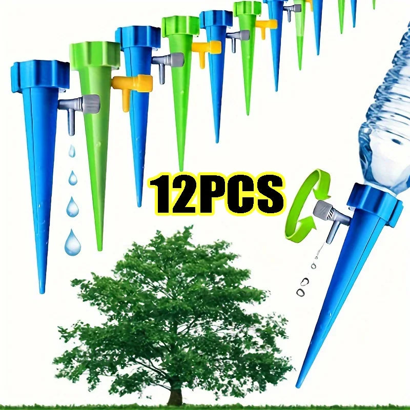 Sistema di Irrigazione a Goccia Automatico per Piante Giardino, Timer Regolabile