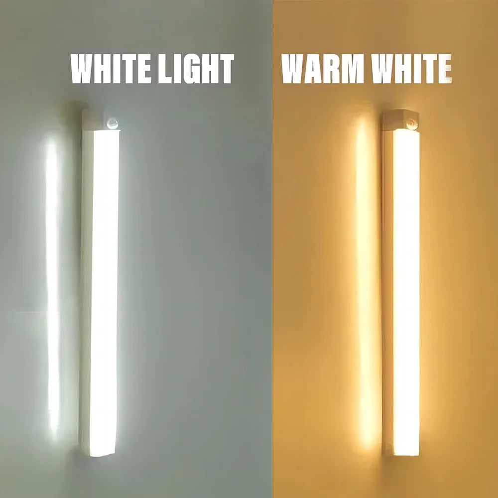Lampada LED con Sensore di Movimento ricaricabile USB‑C per cucina e armadi