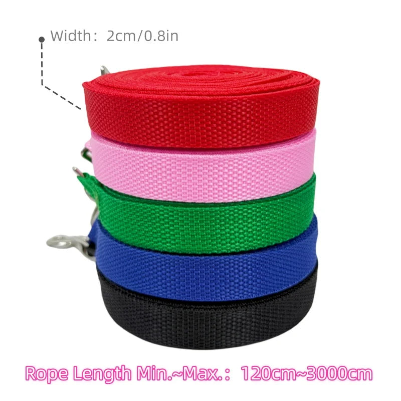 Guinzaglio extra lungo 1,2‑30 m in nylon per cani, controllo esteso e…