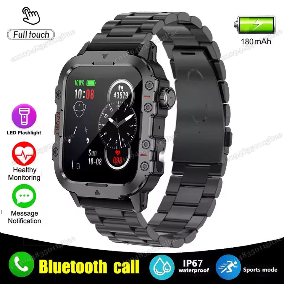 Smartwatch sportivo 2026 con GPS, monitor cardio, impermeabile, compatibile iOS…