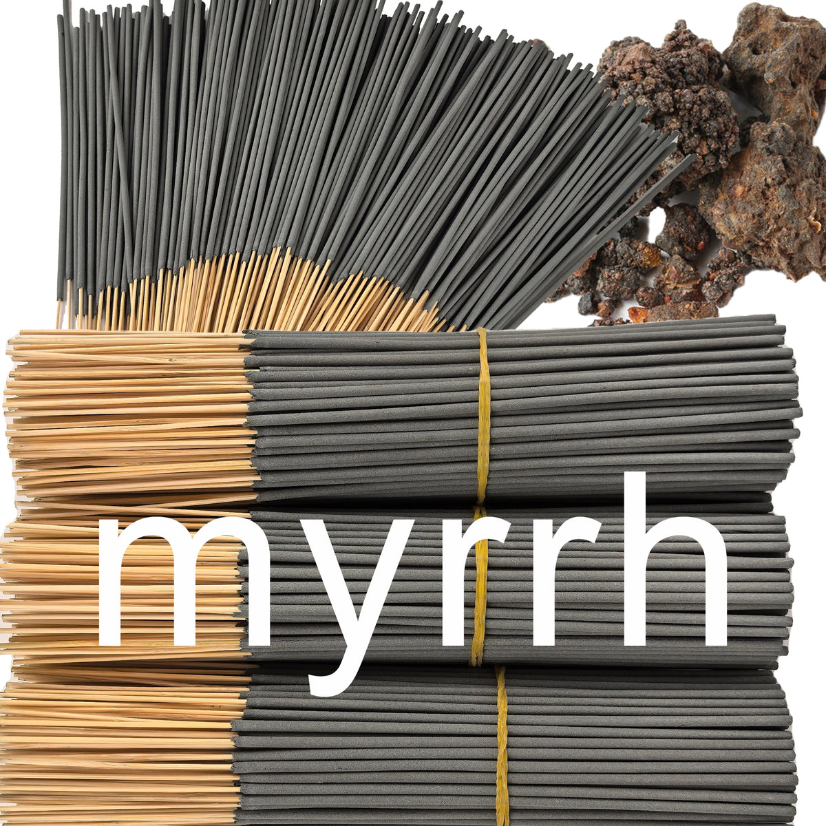 Bastoncini Incenso Myrrh Artigianali - Purifica Aria, Lunga Durata,…