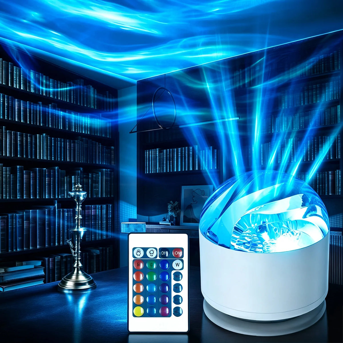 Proiettore LED Aurora 16 colori – Lampada notte USB per camera bambini