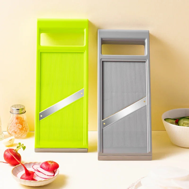 Mandolina in Acciaio Inox – Affetta, Sbuccia e Grattugia Verdure
