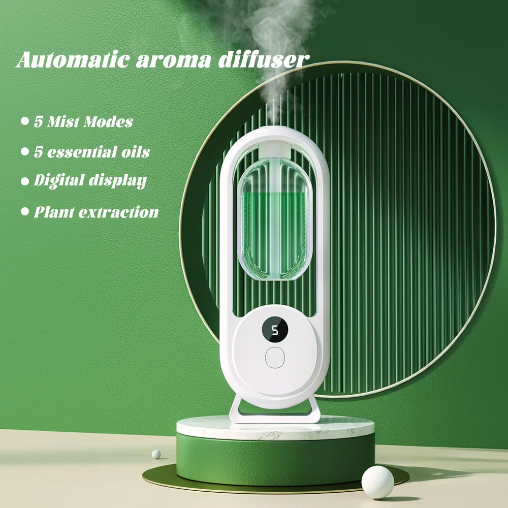 Diffusore portatile ricaricabile per aromaterapia, 5 velocità, deodorante
