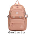 Sac à dos scolaire pour fille adolescente Kawaii rose en nylon
