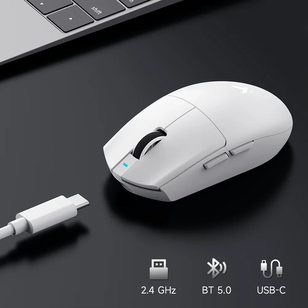 Mouse da gioco wireless 26.000 DPI, ultra-leggero 59 g, batteria 800 mAh