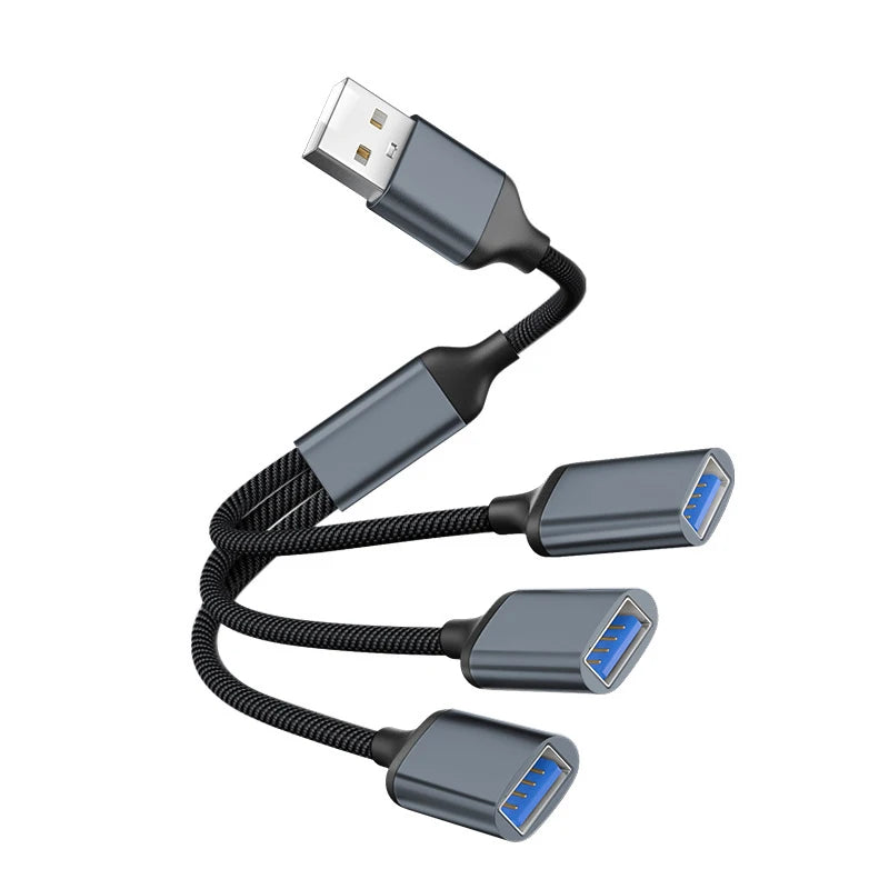 Hub USB 3 in 1 Type-C con 3 porte USB-C femmina – OTG e trasferimento dati