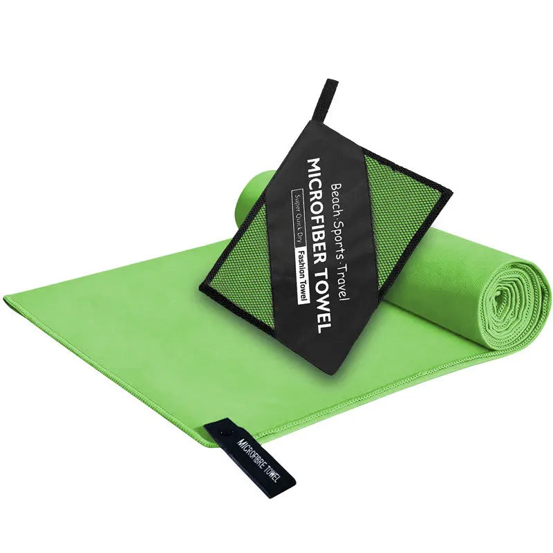 Serviette en microfibre absorbante – 6 tailles pour la salle de sport, la plage et les voyages