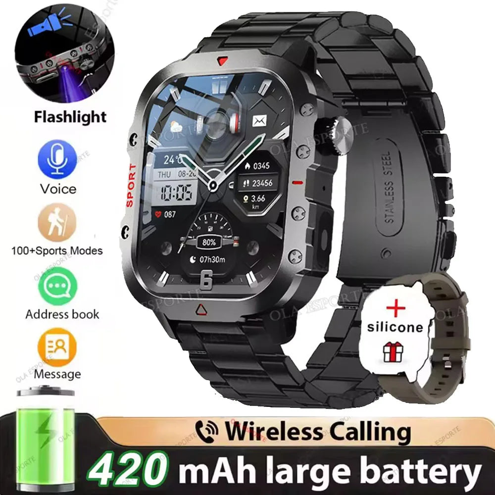 Smartwatch sportivo 2026 con GPS, monitor cardio, impermeabile, compatibile iOS…