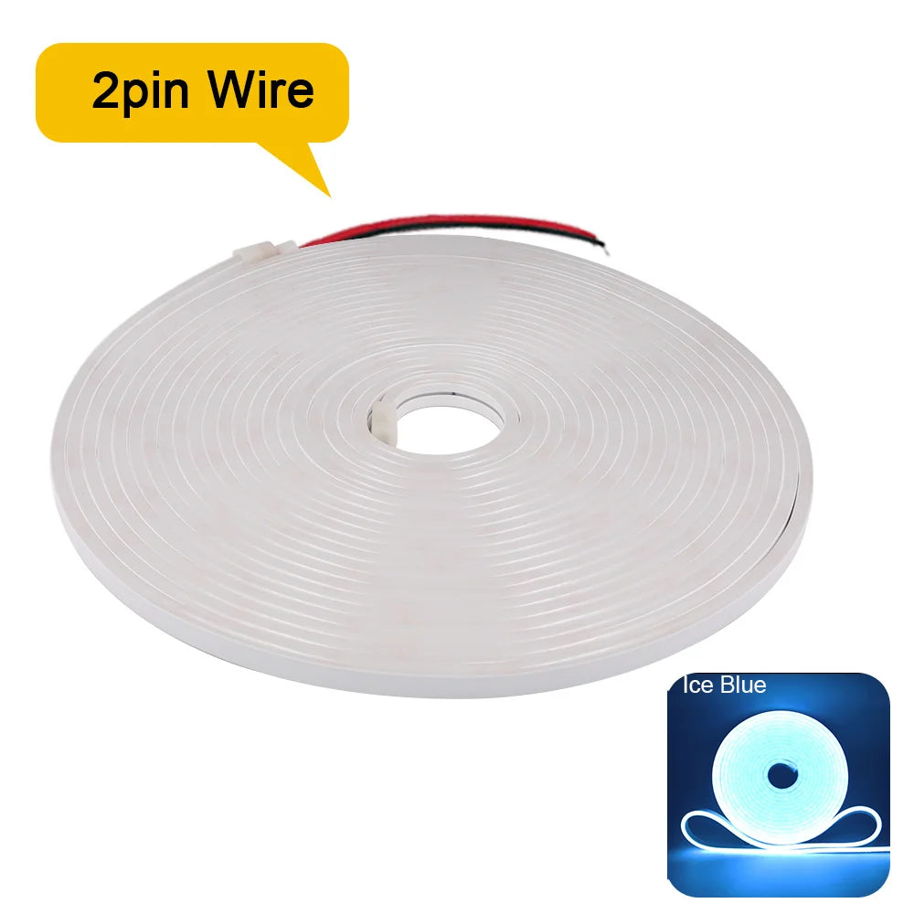 Striscia LED Neon Flexibile 12V/24V Waterproof, 9 Colori, 120 LED/m