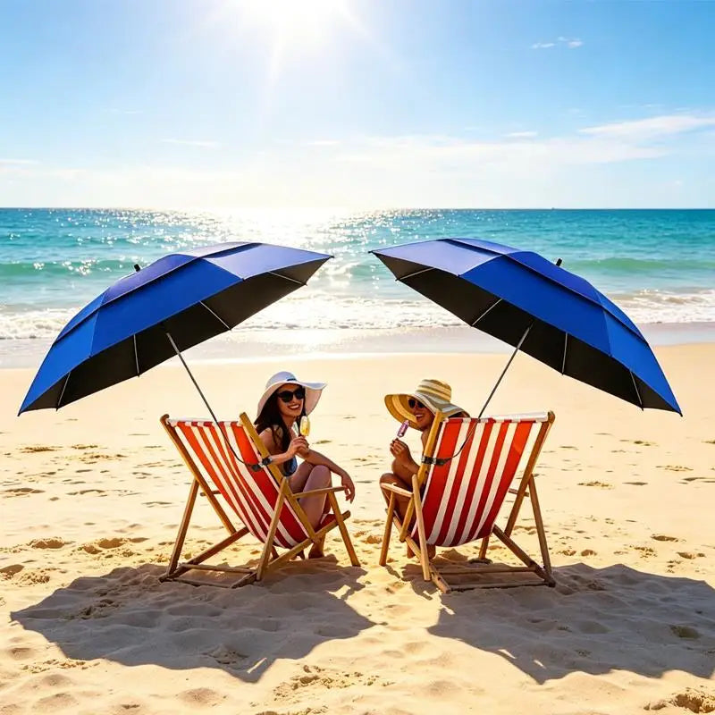 Adjustable Beach Chair Umbrella Outdoor Lightweight Clamp-on Umbrella Multi-functional Stroller Umbrella Wheelchair Stroller