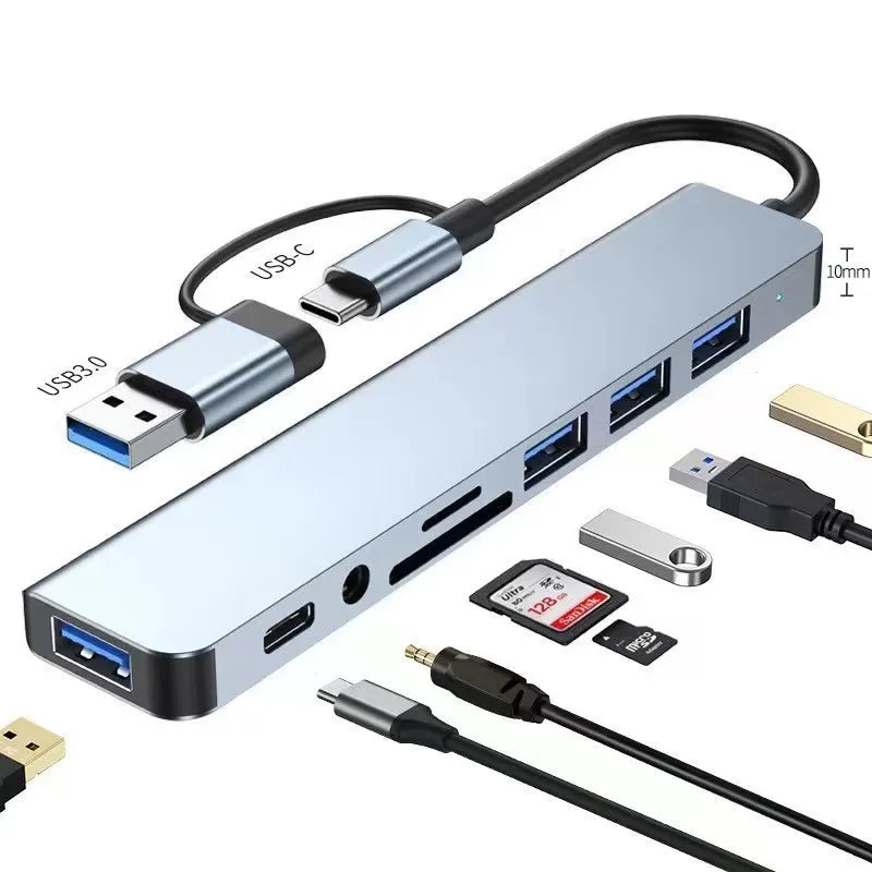 Hub USB-C Thunderbolt 3 con HDMI, RJ45, lettore schede – Docking per MacBook…