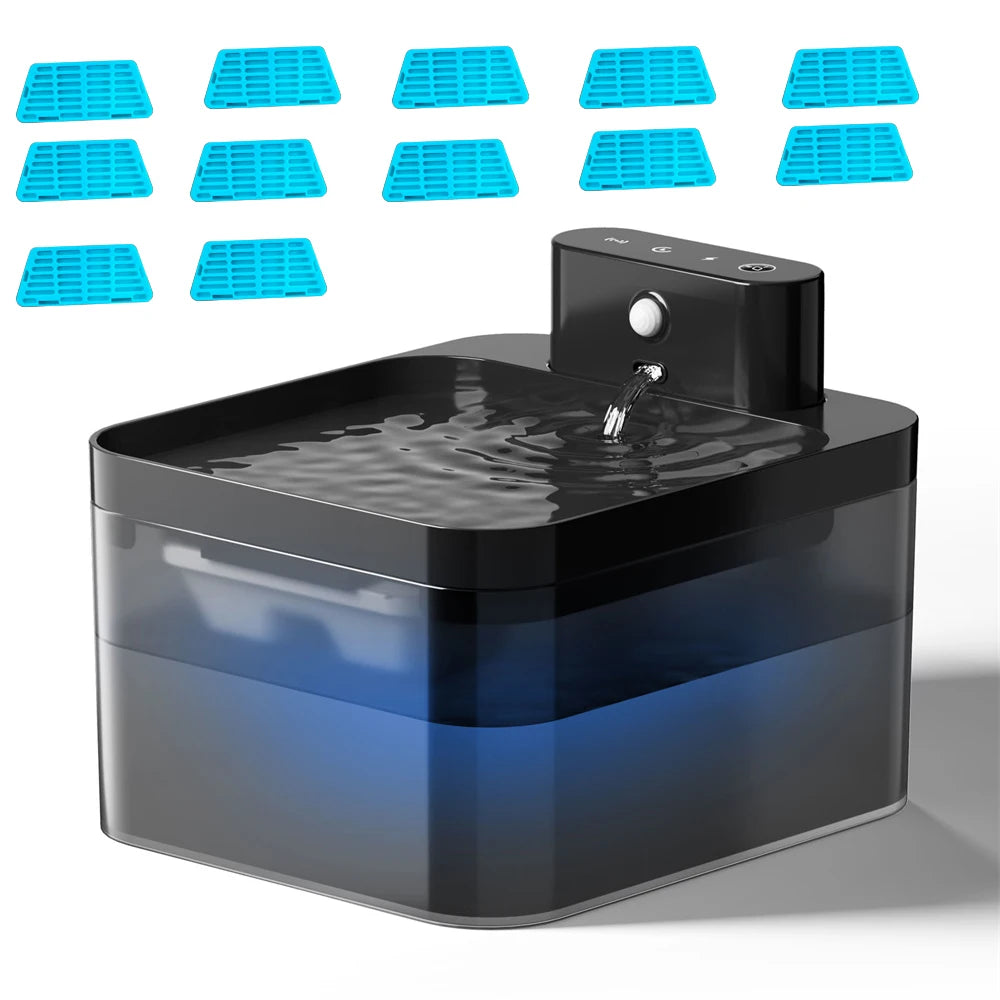 Fontana Wireless per Gatti 2.2L con Sensore Movimento, Distributore Automatica