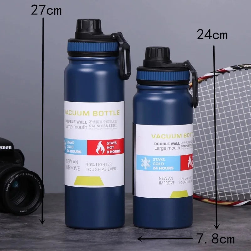 Thermos in acciaio inox 600/800/1000 ml – Borraccia termica isolata per caldo e…