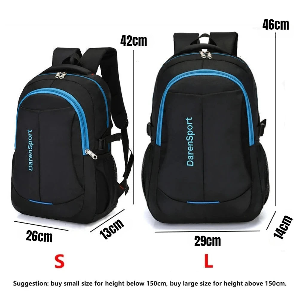 Sac à dos Oxford pour ordinateur portable, mode, léger, imperméable, grand sac de voyage, résistant à l'usure, sac d'école pour étudiant