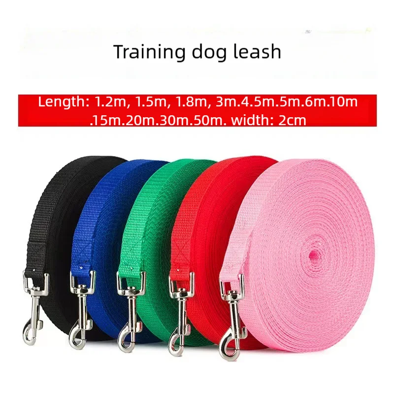 Guida Addestramento Cane Lunga Nylon Multiuso Regolabile