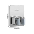 Gancio adesivo multiuso per mop e scope – supporto da parete in acciaio inox e…