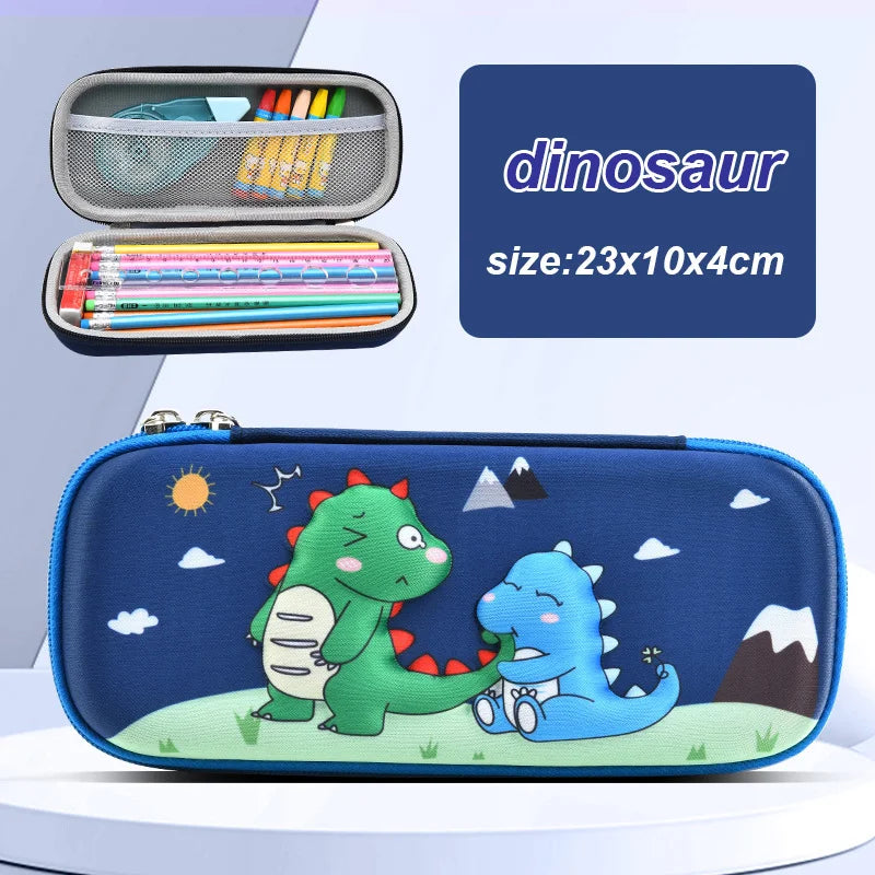 Astuccio 3D Kawaii in EVA, grande capacità, impermeabile, leggero per scuola
