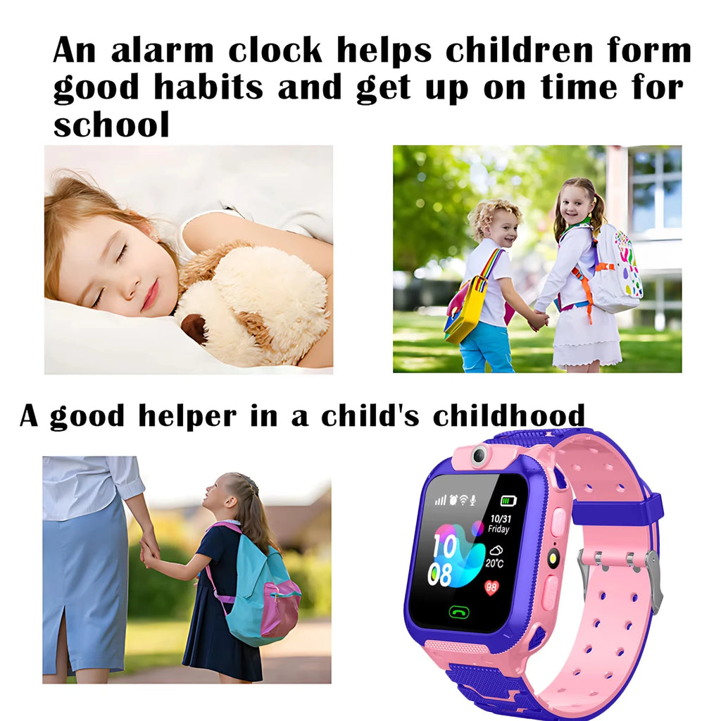 Smartwatch 5G impermeabile IP67 per bambini con GPS, SOS e chiamate