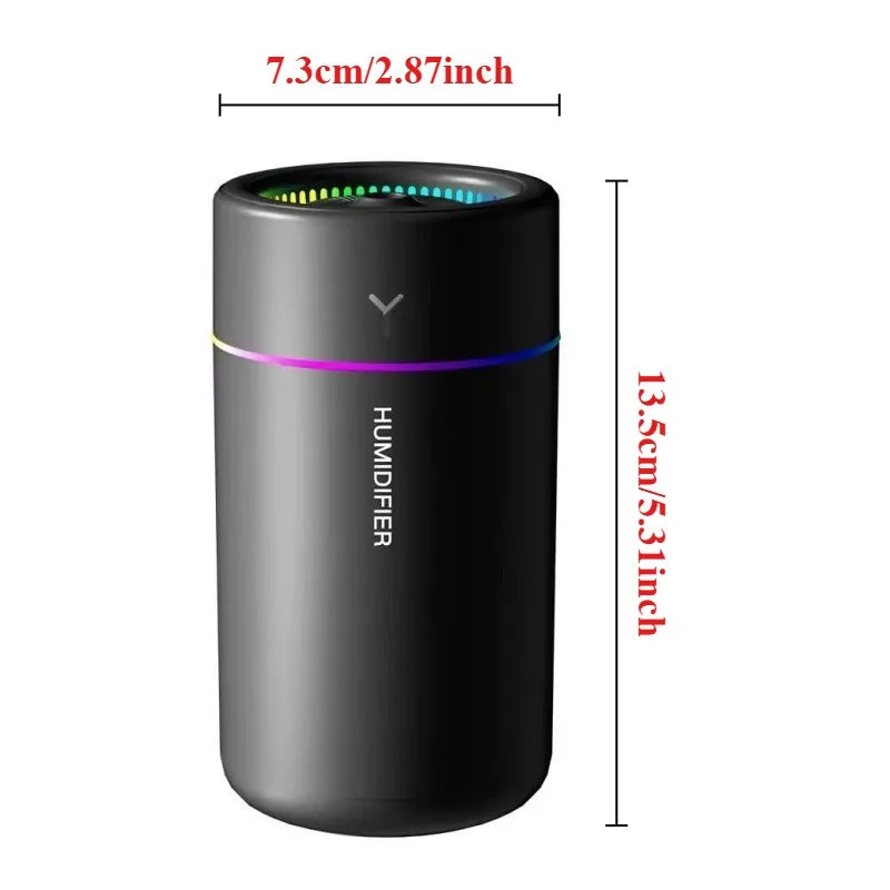 Umidificatore ad ultrasuoni 280 ml con luce colorata e diffusore aroma per casa…