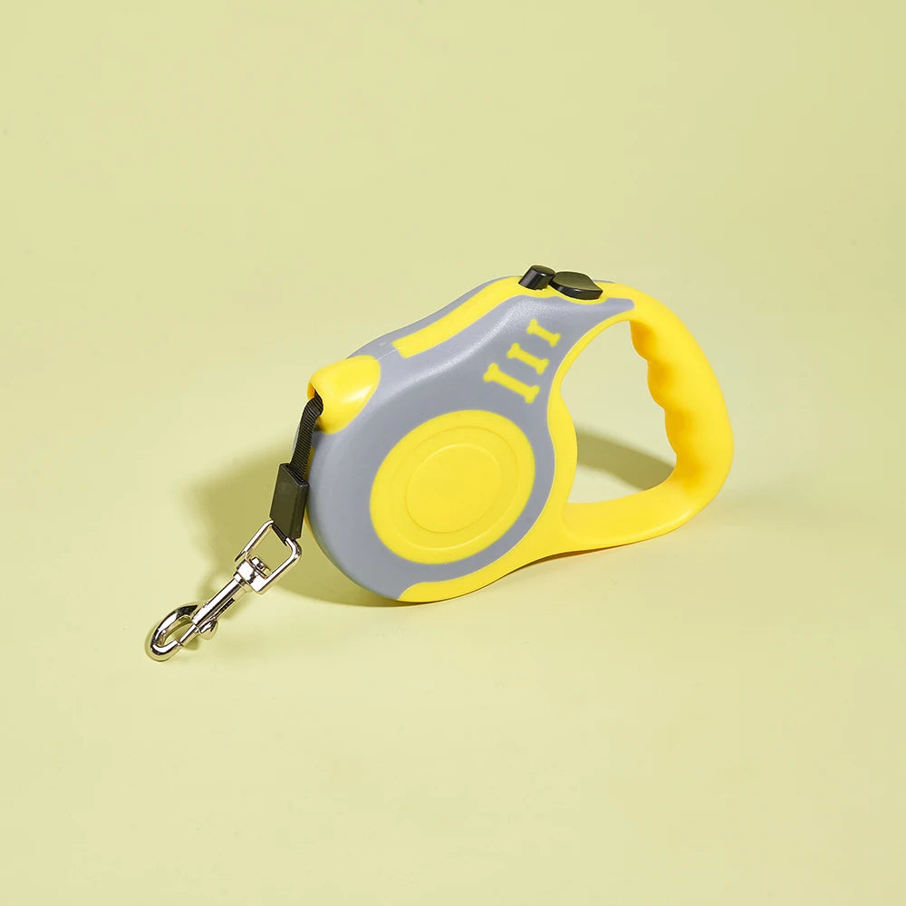 Guinzaglio Retrattile in Nylon 3 m/5 m per Cani e Gatti – Resistente e…