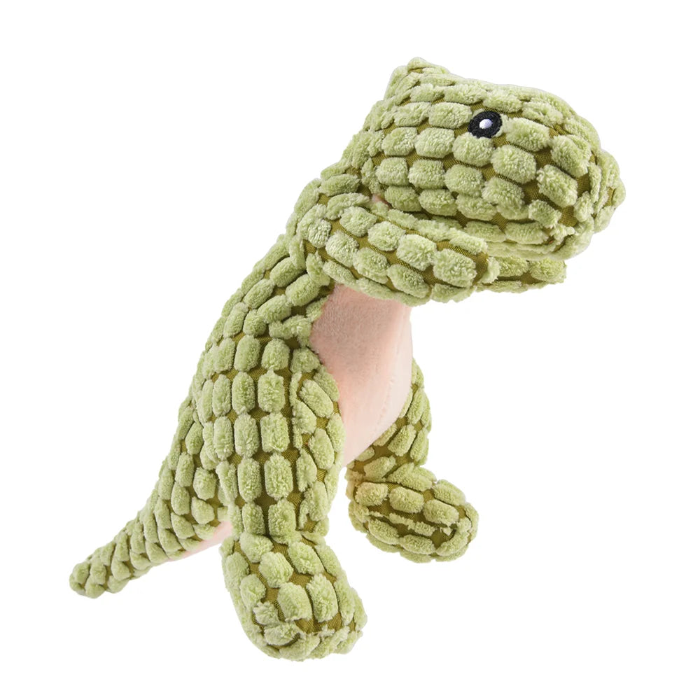 Giocattolo Plush Dinosauro per Cani - Gioco Masticazione Interattivo
