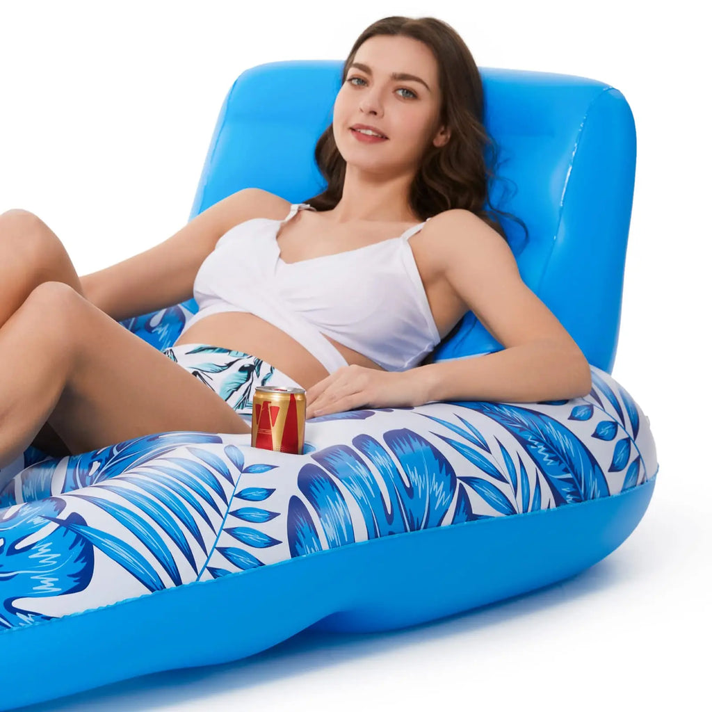 Piscina Gonfiabile Adulto - Lettino Galleggiante Chaise Lounge