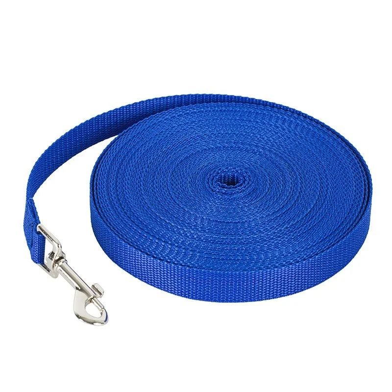 Laisse longue en nylon pour dressage de chien 1,2 m-30 m
