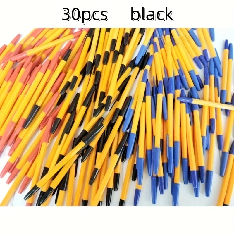 30 Penne a sfera fine point con inchiostro duraturo, clip e pulsante