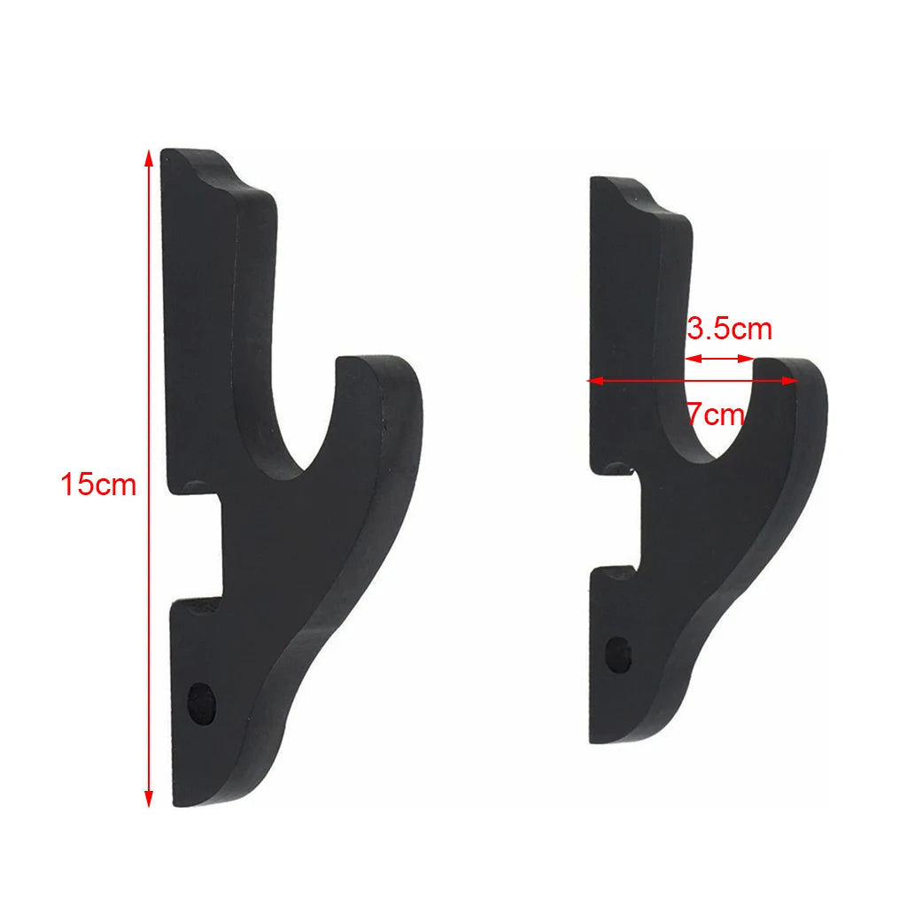 Wall Mount Wooden Sword Stand Holder Samurai Katana Tanto Sword Hook Hanger Adjustable Display Rack for Knife Cosplay Wand Sword