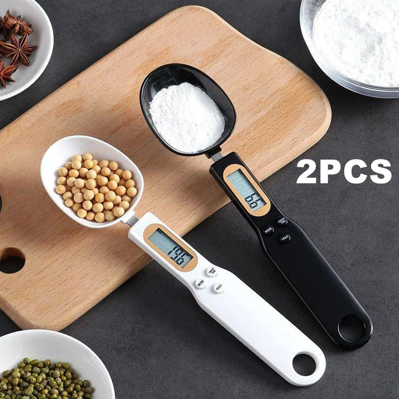 Bilancia Cucina Digitale Mini a Cucchiaio 0,1‑500 g con Display LCD