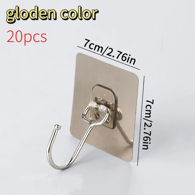 Ganci adesivi rotanti impermeabili per parete e porta – cucina e bagno