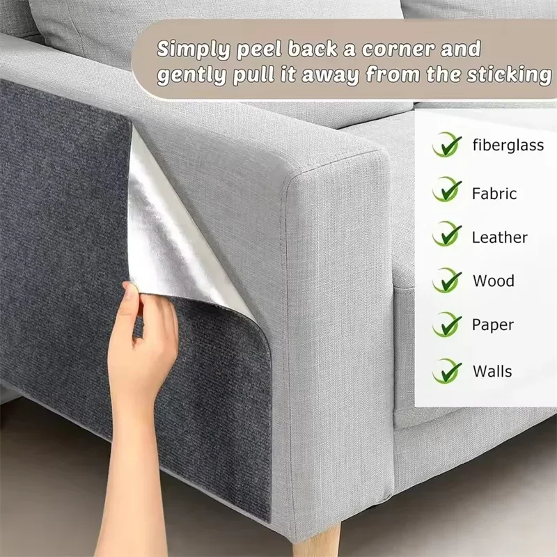 Proteggi Sofa per Gatti - Tappeto Graffiabile 7 Colori Fai da Te