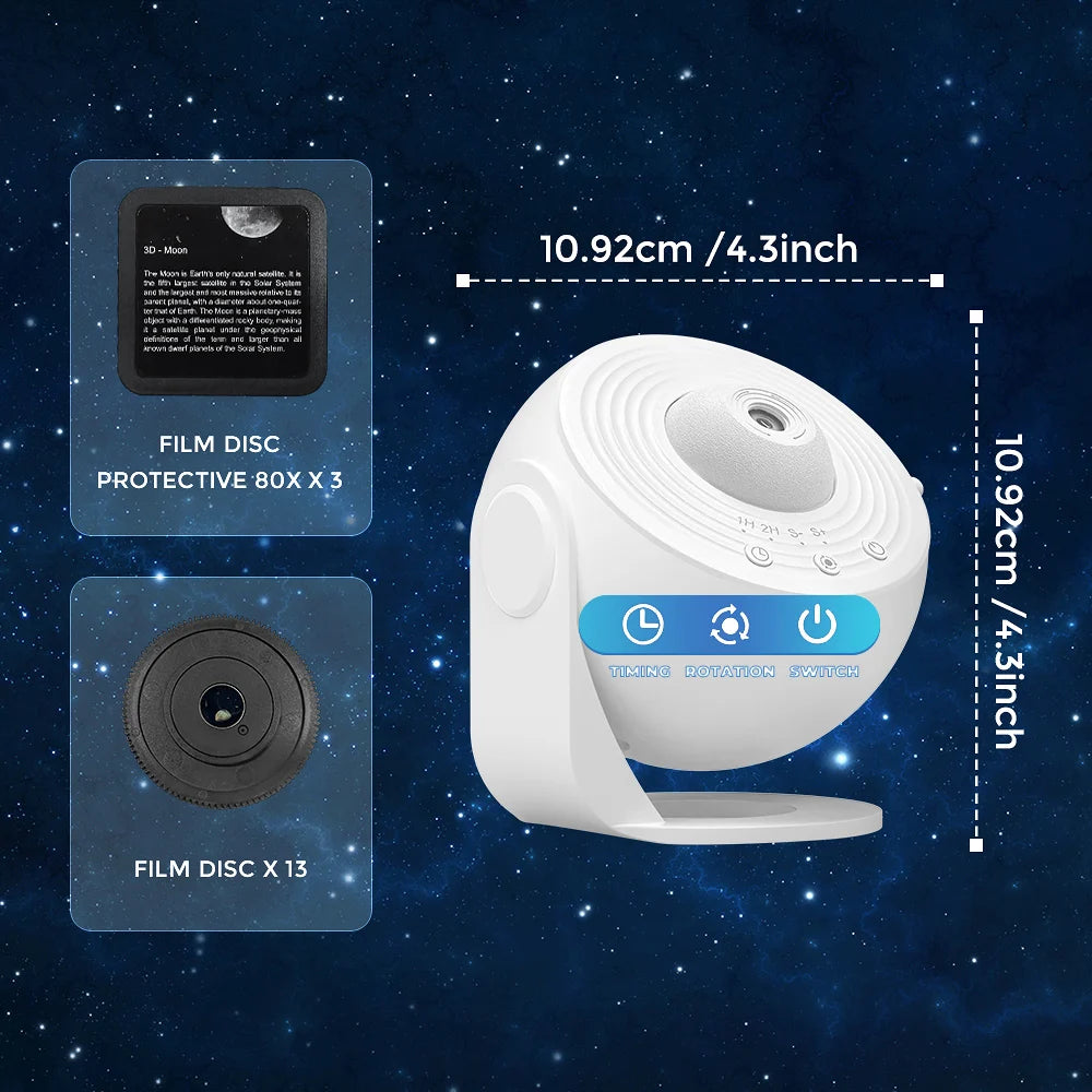 13-in-1 star & galaxy projector for bedroom, kids & adults