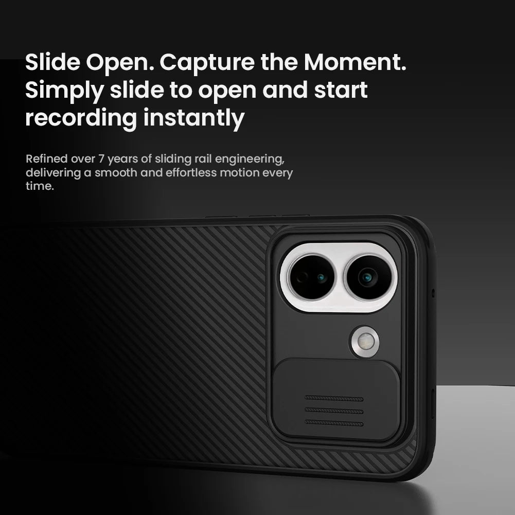 Nillkin for Xiaomi Redmi Note 17 Pro Max Note 15 Pro Plus 14 Pro Plus 5G CamShield Pro Slide Camera Cover Protector Phone Case