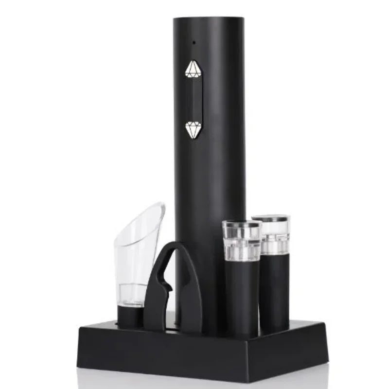 Apribottiglie Elettrico Ricaricabile con Cavatappi Automatico e Accessori
