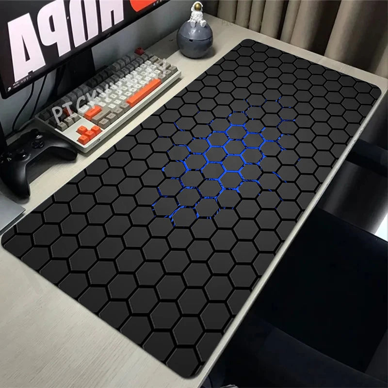 Tappetino per Mouse XXL da Scrivania Design Geometrico Minimal