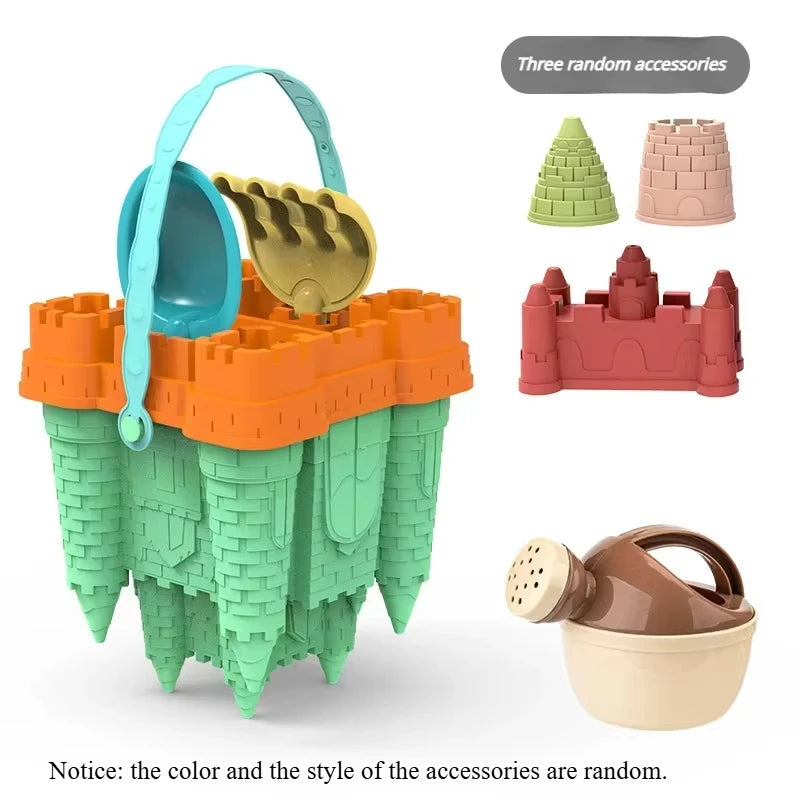 Set da Spiaggia Castello con Secchiello e Palette – Gioco di Sabbia per Bambini