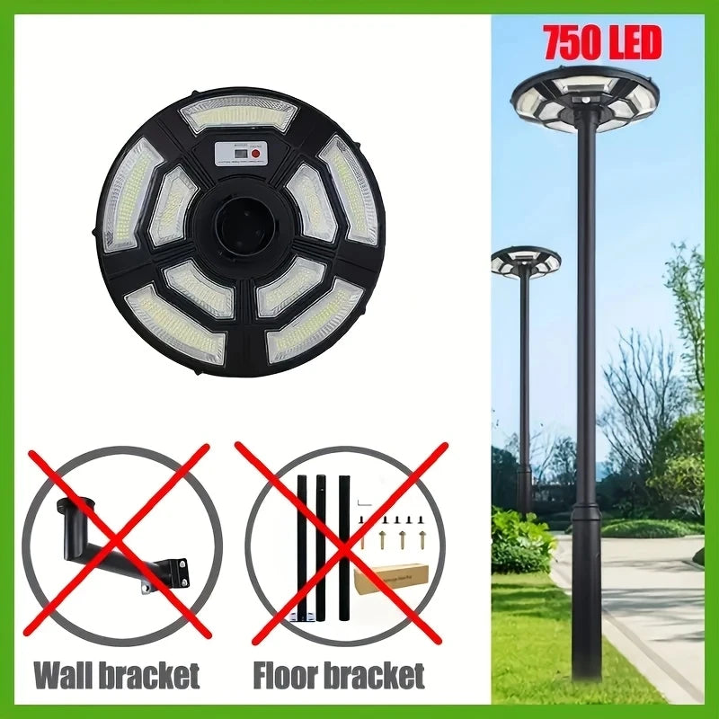 Lampada da Giardino Solare UFO con Sensore di Movimento – Accensione Automatica