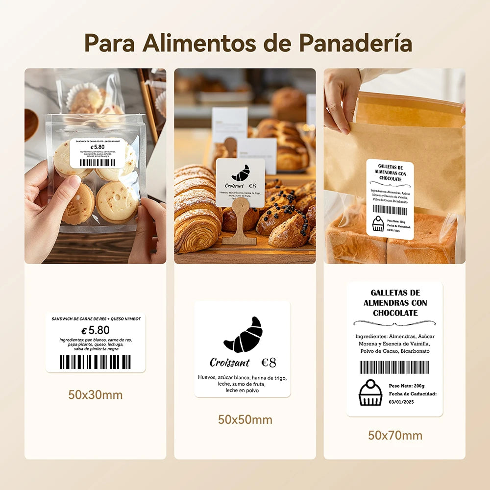 Stampante termica B21: etichette wireless per abbigliamento, gioielli e…