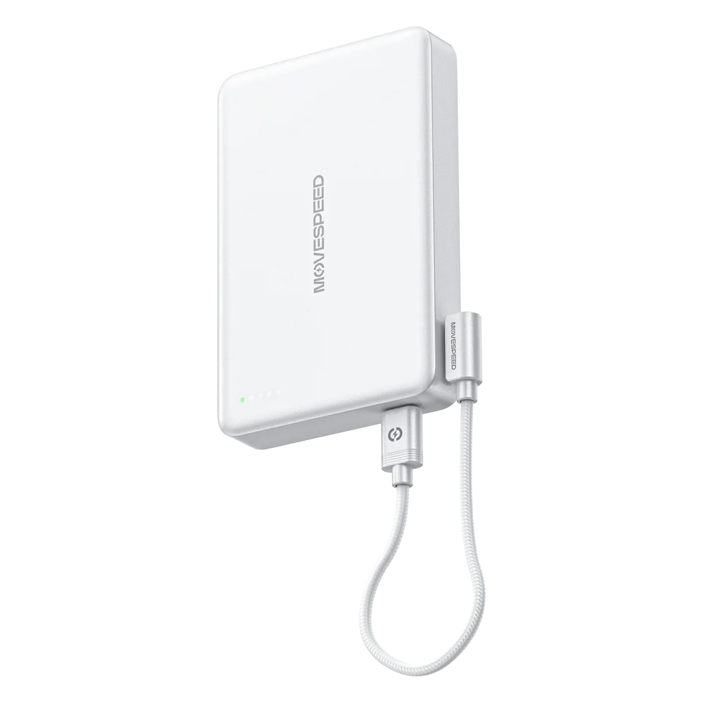 【CCC】MOVESPEED P07 Semi-Solid-State Battery Power Bank 10000mAh 5000mAh Magnetic Wireless Charge Powerbank for iPhone 17 16 15
